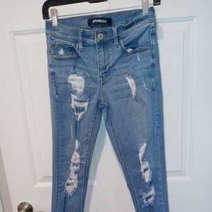 Express Very Ripped Jeans